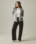 Women's Lightweight Full Zip - Dark Charcoal Heather